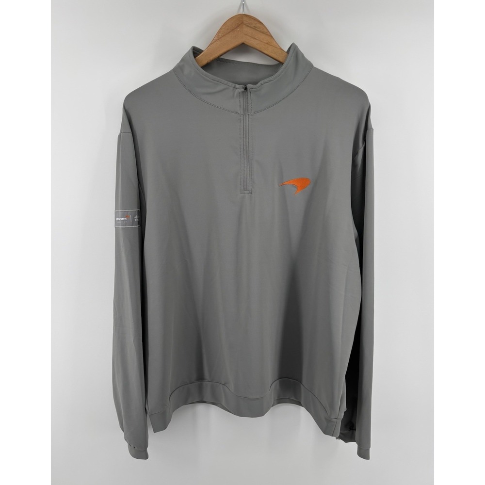 McLaren Formula 1 Team Cisco Quarter Zip Performance Pullover Men's Sz 3XL